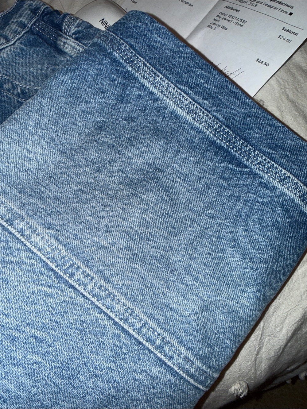 Reformation Women’s Relaxed Paneled Jeans - Blue Denim - Picture 4 of 4